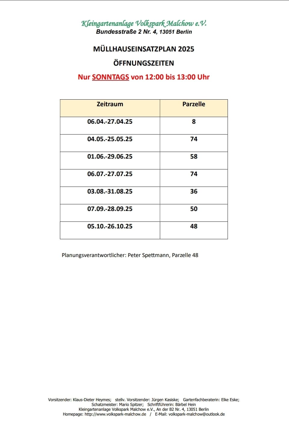 Müllhausplan